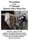 Proceedings. of the 3 rd Biennial Spooner Dairy Sheep Day