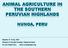 ANIMAL AGRICULTURE IN THE SOUTHERN PERUVIAN HIGHLANDS