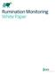 Rumination Monitoring White Paper