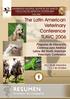 Published with the permission of LAVC Close window to return to IVIS pág 65 The Latin American Veterinary Conference TLAVC 2006
