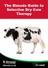 The Bimeda Guide to Selective Dry Cow Therapy