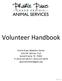 Volunteer Handbook. 1 P a g e