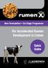 For Accelerated Rumen Development in Calves