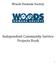 Woods Humane Society. Independent Community Service Projects Book
