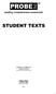 reading comprehension assessment STUDENT TEXTS ORIGINAL STORIES BY Catherine Parkin Barnaby Parkin & Samuel Parkin TRiUNE INITIATIVES