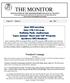 THE MONITOR. Volume 26 Number 6 June President s message