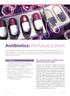 Antibiotics: the future is short