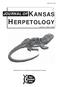 ISSN X KANSAS HERPETOLOGY JOURNAL OF NUMBER 17 MARCH Published by the Kansas Herpetological Society