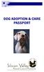 DOG ADOPTION & CARE PASSPORT