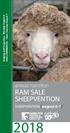 SALE COMMENCES - 10am Tuesday August 7. Judging and Inspection - Monday August 6. annual hamilton RAM SALE SHEEPVENTION. SHEEPVENTION [august 6-7]