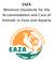 EAZA Minimum Standards for the Accommodation and Care of Animals in Zoos and Aquaria
