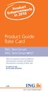 Product Guide Rate Card