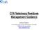 CFA Veterinary Residues Management Guidance
