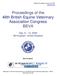 Proceedings of the 48th British Equine Veterinary Association Congress BEVA