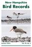 New Hampshire Bird Records