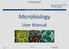 Department of Paediatric Laboratory Medicine. Microbiology User Manual