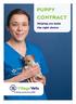 PUPPY CONTRACT. Helping you make the right choice