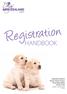 Registration HANDBOOK. Dogs New Zealand Prosser Street, Porirua Private Bag Porirua 5240