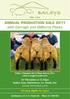 ANNUAL PRODUCTION SALE 2011 with Carragh and DeBurca Flocks