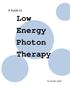 Low Energy Photon Therapy