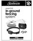 essential in-ground fencing system INSTRUCTION Manual