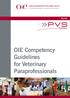 May OIE Competency Guidelines for Veterinary Paraprofessionals