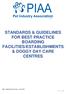 STANDARDS & GUIDELINES FOR BEST PRACTICE BOARDING FACILITIES/ESTABLISHMENTS & DOGGY DAY CARE CENTRES