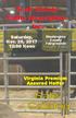 Saturday, Nov. 25, :00 Noon. Washington County Fairgrounds Abingdon, Virginia. Virginia Premium Assured Heifer