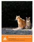 Community Cat Programs Handbook. CCP Operations: Working Toward Positive Outcomes