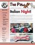 Italian Night! In This Issue: 2014 Board Members: Winter A publication of Paws Animal Rescue. 1 ~ Italian Night. 2 ~ Photo Highlights