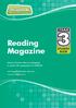 3YEAR. Reading Magazine STUDENT BOOK.   Literacy Practice Tests are designed to assist with preparation for NAPLAN.