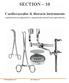 SECTION 10. Cardiovascular & thoracic instruments. кардиоваскулярный и торакакльный инструмент