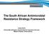 The South African Antimicrobial Resistance Strategy Framework