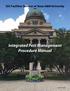 SSC Facilities Services at Texas A&M University. Integrated Pest Management Procedure Manual