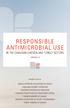 RESPONSIBLE ANTIMICROBIAL USE