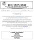 THE MONITOR. Volume 21 Number 9 September President's Message Jim Horton