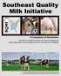 Southeast Quality Milk Initiative