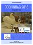 Here the program of the Cochinday which will be helt on the 27th of october 2018 in Tiel (Holland).
