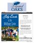Legend OAKS.   LEGEND OAKS. July 2013 Volume 6, Issue 7. A Newsletter for the Residents of Legend Oaks