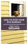 HOW TO STOP YOUR DOG BARKING