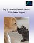 City of Montrose Animal Services 2009 Annual Report