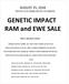 GENETIC IMPACT RAM and EWE SALE