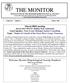 THE MONITOR. Volume 25 Number 3 March 2014