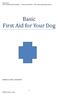 Basic First Aid for Your Dog