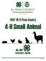 El Paso County. 4-H Small Animal El Paso County 4-H Small Animal Projects Pub. 02/02/18 Page 1