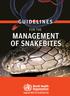 Guidelines for the management of snake-bites, 2nd edition.