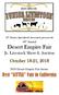 53 rd District Agricultural Association presents the. 68 th Annual. October 18-21, Desert Empire Fair theme: Best LITTLE Fair in California