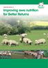 SHEEP BRP MANUAL 12. Improving ewe nutrition for Better Returns