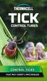 CONTROL TICKS THAT MAY CARRY LYME DISEASE