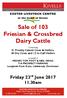 Sale of 103 Friesian & Crossbred Dairy Cattle